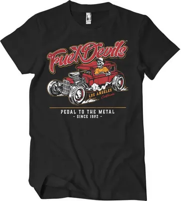 Produktbild von Fuel Devils - Pedal To The Metal T-Shirt - X-Large - Black