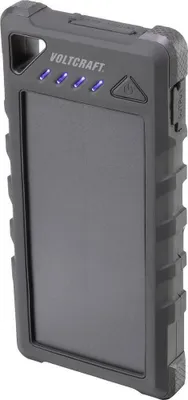 Produktbild von VOLTCRAFT VC-SL16000 VC-11946675 Solar-Powerbank Ladestrom Solarzelle 280 mA 16000 mAh