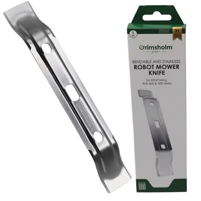 Produktbild von Grimsholm Mähmesser Kompatibel für Stihl und Viking iMow RMI 422 RMI 522 RMI 4 RMI 5 200mm