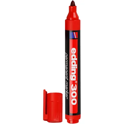 Produktbild von Edding 300, Rot, Schwarz, Rot, 1,5 mm, 3 mm, 10 Stück(e)