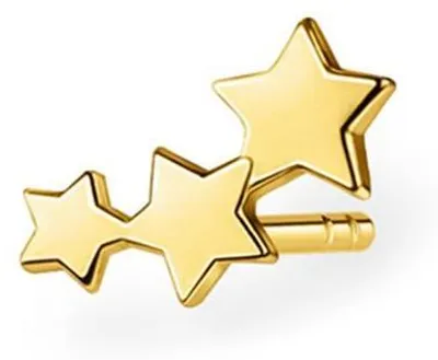 Produktbild von Thomas Sabo - H2142-413-39 - Einzel-Ohrstecker - Damen - 925er Silber gelbvergoldet