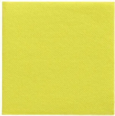 Produktbild von Servietten "DAILY Collection" 1/4-Falz 24 cm x 24 cm limonengrün