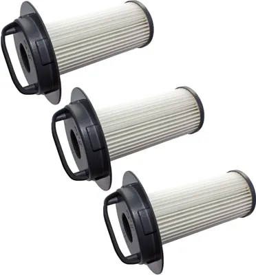 Produktbild von vhbw 3x Staubsaugerfilter Ersatz für Philips 432200524860, FC8048, 432200517520 für Staubsauger - HEPA-Filter Schwarz Weiß