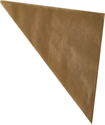 Produktbild von 200x Spitztüten Pergamentersatz fettdicht 19x19x27cm 125gr. braun