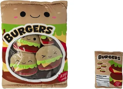 Produktbild von Xtrem Toys & Sports Foodies by XTREM - Snack Pack Large - Burgers