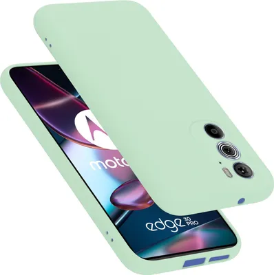 Obrázok produktu pre Cadorabo ochranné puzdro pre Motorola EDGE 30 PRO / EDGE+ v zelenej farbe Puzdro na mobilný telefón kryt TPU puzdro