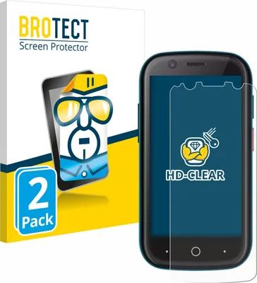 Produktbild von 2x Für Unihertz Jelly 2 Schutzfolie BROTECT Displayschutz Display Schutz Folie Klar Transparent