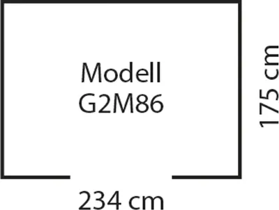 Produktbild von Globel Industries Gerätehaus "Tower 86" anthrazit 4,10 m²