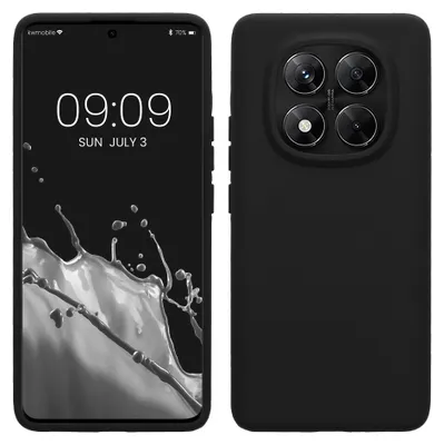 Produktbild von kwmobile Handyhülle für Xiaomi Redmi Note 14 Pro 5G / Redmi Note 14 Pro+ 5G / Poco X7 Hülle - Case Silikon - Kabelloses Laden - Schutzhülle Cover in
