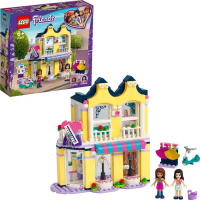 Produktbild von LEGO 41427 Friends Emmas Mode-Geschäft Set, Puppenhaus mit Mini Puppen Andrea & Emma und Accessoires, Spielzeug ab 6 Jahren