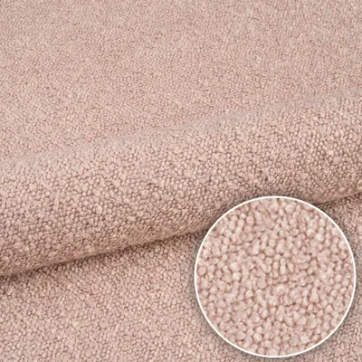 Produktbild von Colin Bouclé Frottier-Velours Schwer Entflammbar Polsterstoff mit Effektgarn Pastel Rosa