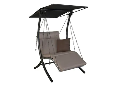 Produktbild von Hollywoodschaukel 1-Sitzer Luxus Smart sand