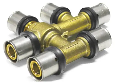 Obrázok produktu pre Bezpriečny T-kus TH obrys, veľkosť 20x2 - výstup 20x2 - 20x2