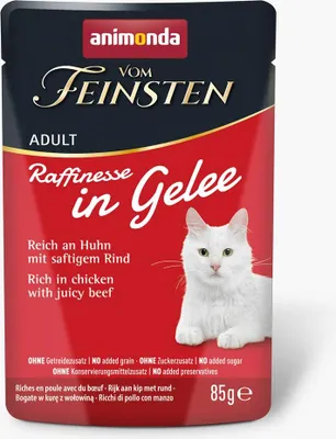Produktbild von ANIMONDA Vom Feinsten Raffinesse Hühnerfleisch 85g