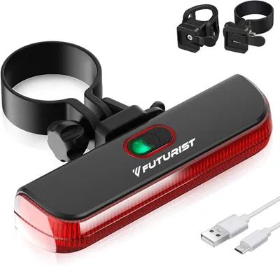 Obrázek produktu pro Schválená sada LED osvětlení pro kola, sada osvětlení pro kola, nabíjení přes USB, baterie, vodotěsné cyklistické světlo, velmi jasné cyklistické světlo