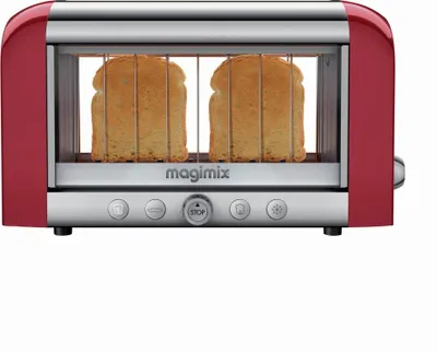 Zdjęcie produktu dla Magimix 11540, Metaliczny, Czerwony, Aluminium, Szkło, Stal nierdzewna, 1450 W, 395 mm, 180 mm, 225 mm