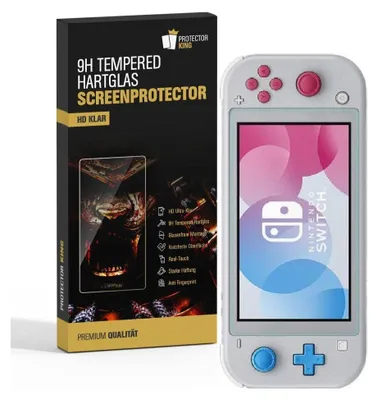 Produktbild von 3x 9H Panzerglas für Nintendo Switch Lite Displayschutz Schutzglas Panzerfolie Schutzfolie Hartglas Displayglas Tempered Glasfolie Sicherheitsglas Echtglas
