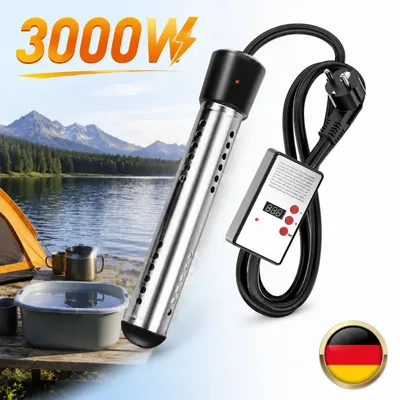 Image de Chauffe-eau électrique de 3000W pour piscine, type immergé, pour eau chaude, 230V