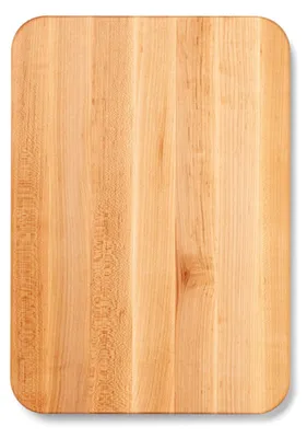 Image de Planche à découper en bois d'érable Boos Block, modèle "Chop-N-Serve", dimensions : 43 x 30,5 x 2,5 cm