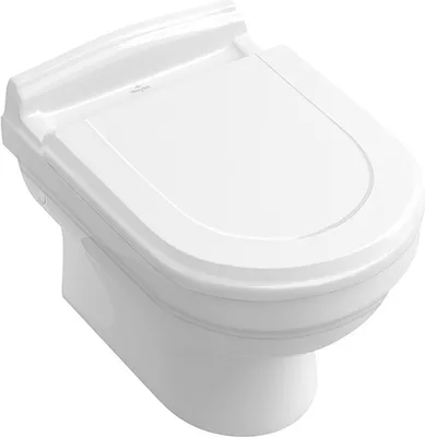 Zdjęcie produktu dla Villeroy & Boch Spłuczka WC WC Hommage wisząca 37x60cm biały alpin z powłoką CeramikPlus