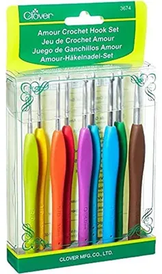 Obrázok produktu pre Sada háčikov "Amour" s 9 veľkosťami od 2,00 mm do 6,00 mm