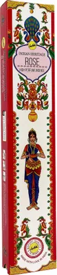 Produktbild von Indian Heritage Räucherstäbchen Rose 1x15gr indische Duftmischung
