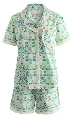 Productafbeelding van Cath Kidston - Pyjama voor dames, met ruches, model CT151 (maat 44 EU) (groen)