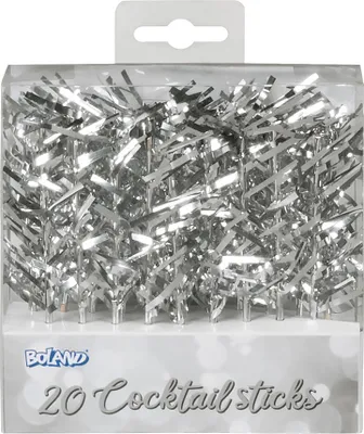 Produktbild von 20 Cocktail-Spiesser - 10 cm Picker | Silber