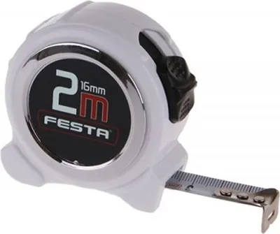 Obrázek produktu pro Metr svinovací FESTA 2mx16mm BÍLÝ