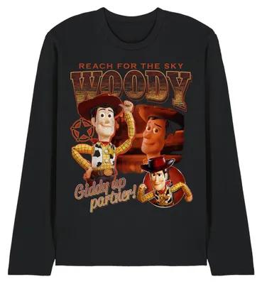 Produktbild von Toy Story - "Sheriff" T-Shirt für Herren/Damen Uni, Langärmlig TV33284 (L) (Schwarz)
