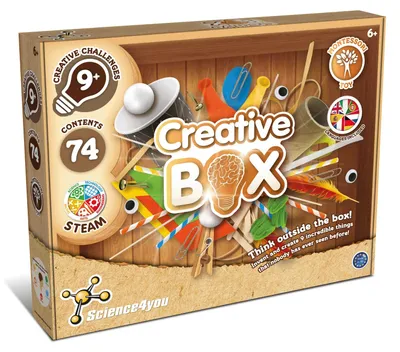 Produktbild von Science4you Montessori Kreativ-Set für Kinder - 74-teiliges DIY Bastelset