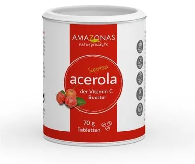 Produktbild von Acerola Vitamin C ohne Zuckerzusatz Lutschtabl. 70 g