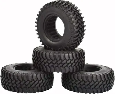Obrázok produktu pre Gumené pneumatiky pre terénne modely áut – priemer 1,9 palca – 4 kusy