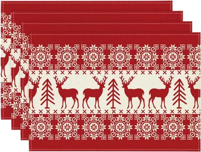 Produktbild von Weihnachtliche Platzsets – 33 x 45 cm – Küchendekoration, Winter