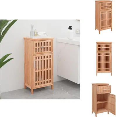 Image de vidaXL Armoire de salle de bain 42x29x82 cm bois massif noyer - lavabos de salle de bain
