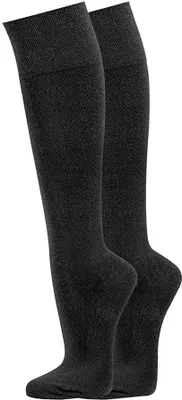 Produktbild von FussFreunde 4 Paar Kniestrümpfe für Damen und Herren, Schwarz, Größe 47-50