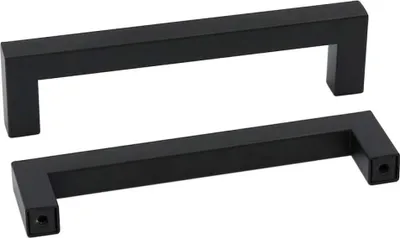 Obrázek produktu pro 2 balení kuchyňských úchytek, 160 mm, nábytkové úchytky, nerezová ocel, černá