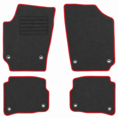 Produktbild von Fußmatten-Set für VW Polo 9N, 06/2003-05/2009, inkl. CrossPolo, 4-teilig