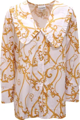Produktbild von 7737AT camicia donna GANNI woman oversize shirt