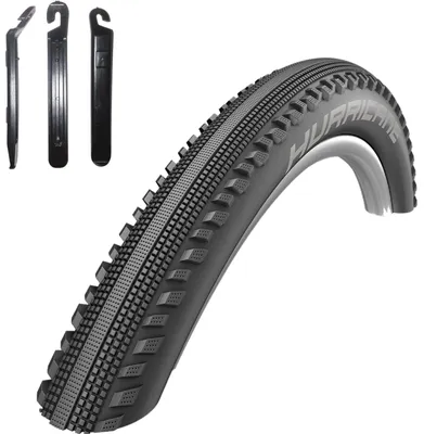 Produktbild von 1 x Schwalbe Hurricane Performance Fahrradreifen 27,5 x 2,25 (57-584) Schwarz inkl. Reifenheber