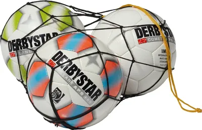 Immagine prodotto di Derbystar Rete per palloni in poliestere per 5 palloni - -, Dimensioni:-, -, -, -, -, -, -, -, -, -, -, -