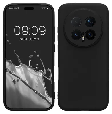 Produktbild von kwmobile Handyhülle für HONOR Magic8 Pro Hülle - weiches Handy Silikon Case - Schutzhülle Cover - Schwarz matt