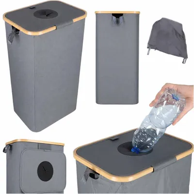 Obrázek produktu pro Koš na vratné zálohované lahve s vyjímatelnou taškou třídění recyklace 100 l