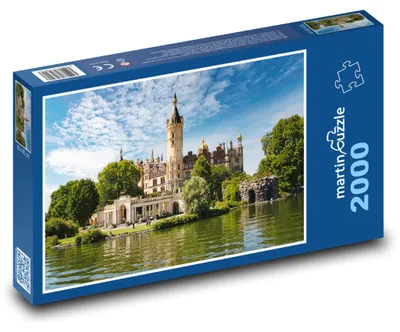 Obrázek produktu pro Puzzle 2000 Zámek Schwerin v Létě - martinpuzzle