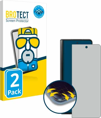Produktbild von 2x BROTECT Fullscreen Schutzfolie für Samsung Galaxy Z Fold 5 Displayschutz Folie Fullcover Matt Entspiegelungsfolie