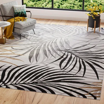 Obrázok produktu pre Tapiso Koberec GOLDEN Moderný krátky vlas Grey Golden ÖKOTEX 200 x 300 cm