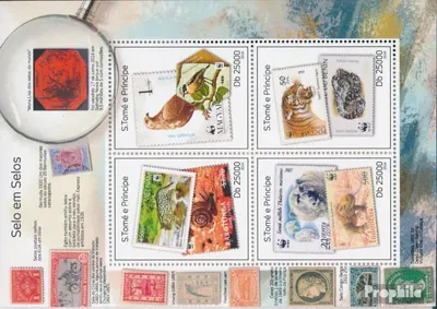 Produktbild von Briefmarken Sao Tome e Principe 2014 Mi 5614-5617 Kleinbogen (kompl. Ausgabe) postfrisch Briefmarken auf Briefmarken