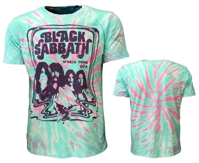 Produktbild von Black Sabbath World Tour 1978 Dip Dye T-Shirt – Offizielles Merchandise - S