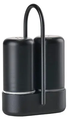 Produktbild von Zone Denmark Singles, Salz- und Pfefferstreuer-Set, Schwarz, Acrylnitril-Butadien-Styrol (ABS), Metall, 65 mm, 33 mm, 89 mm