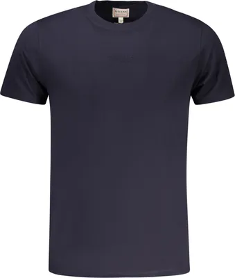 Produktbild von Herren Kurzarm T-Shirt Blau mit Stickerei und Rundhals Design